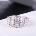 Hot Sale sterling silver 925 ring design cz from china